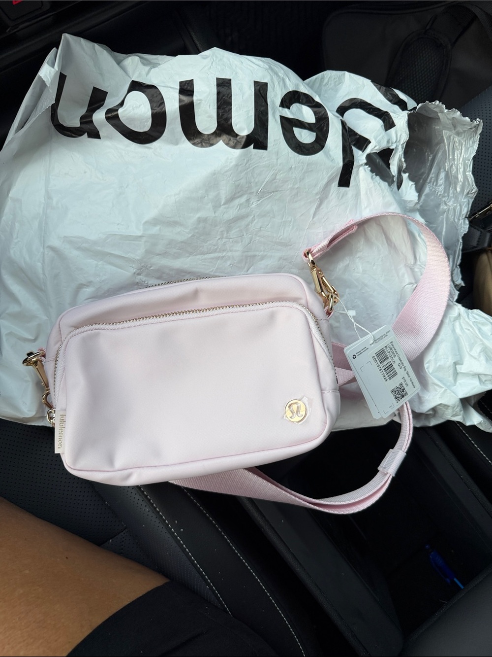 lululemon athletica Light Pink Crossbody Camera Bag